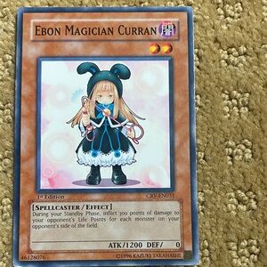 Ebon Magician Curran Trading Card